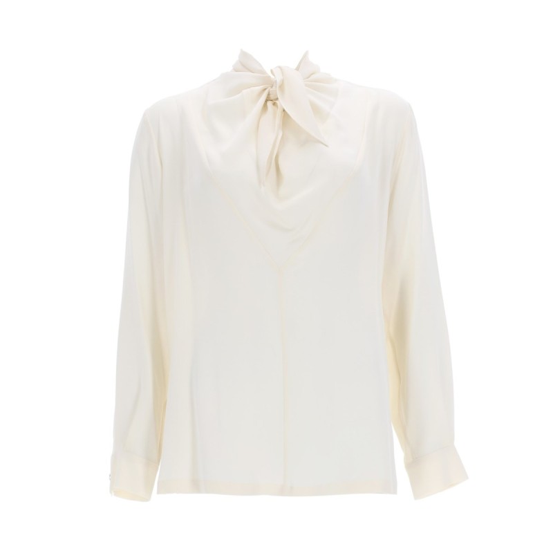 SILK CHARMEUSE BLOUSE