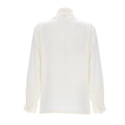 SILK CHARMEUSE BLOUSE