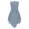 ABITO IN DENIM CON GONNA ASIMMETRICA