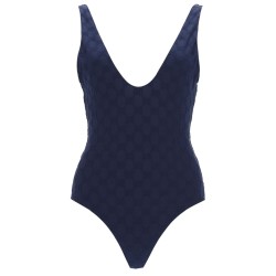 "GG" WEAVE ONE PIECE SWIMSUIT