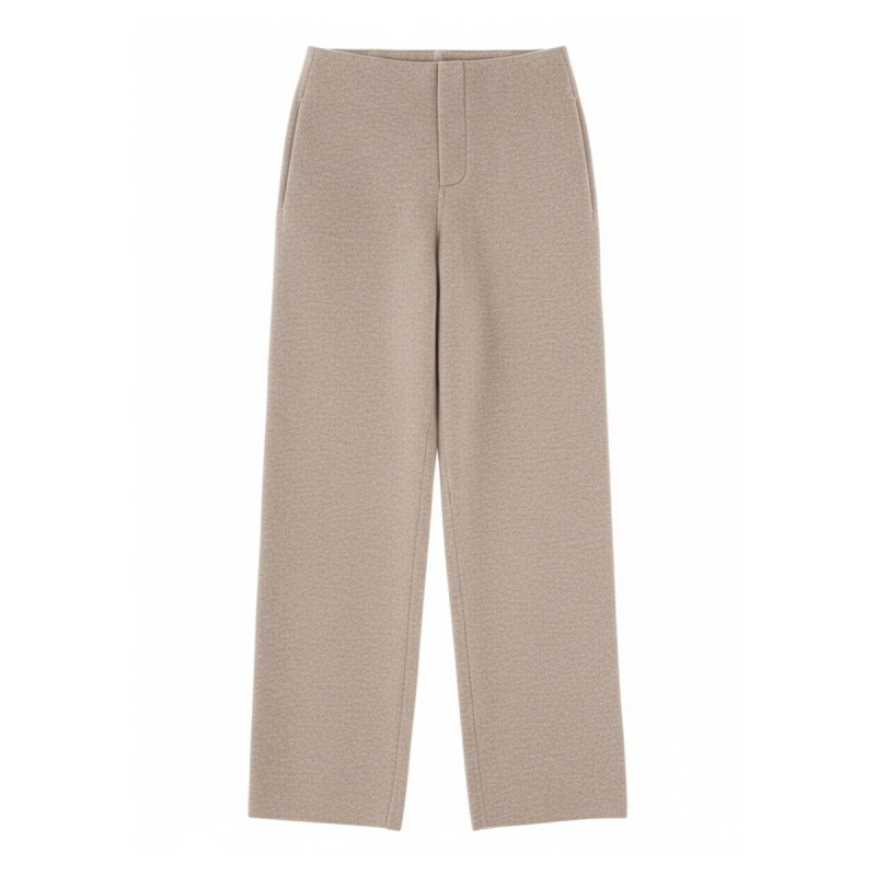 CASHMERE AND WOOL FLEECE PANTS