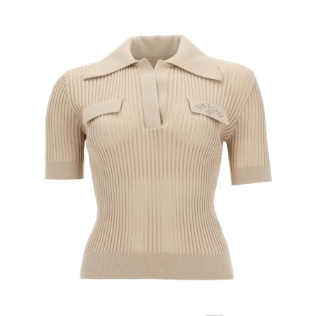 EMBROIDERED COTTON POLO SHIRT