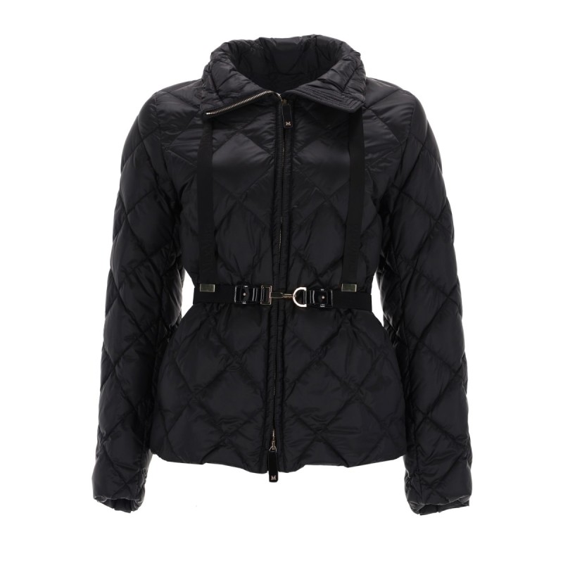 QUILTED JACKET WITH BELT