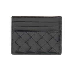 WOVEN LEATHER CARD CASE