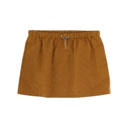 MINISKIRT WITH "GG" TEXTURE