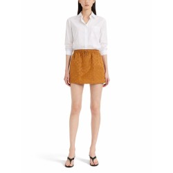 MINISKIRT WITH "GG" TEXTURE