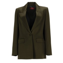 BLAZER IN ENVERS SATIN