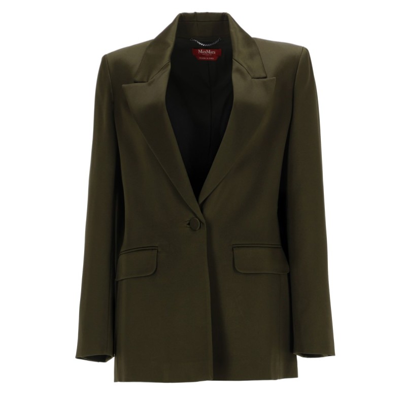BLAZER IN ENVERS SATIN