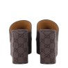 FABRIC WEDGE SANDAL "GG"