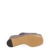 FABRIC WEDGE SANDAL "GG"