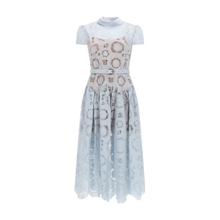 LACE MIDI DRESS