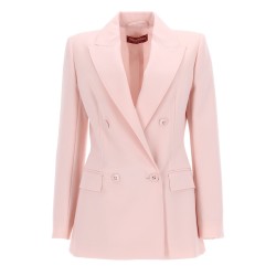 DOUBLE-BREASTED WOOL CREPE JACKET
