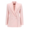 DOUBLE-BREASTED WOOL CREPE JACKET