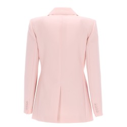 DOUBLE-BREASTED WOOL CREPE JACKET