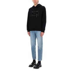 SWEATSHIRT WITH LOGO PRINT