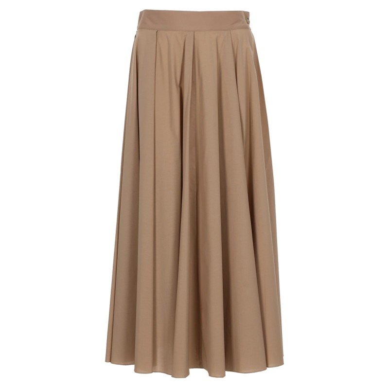 COTTON MIDI SKIRT