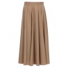COTTON MIDI SKIRT