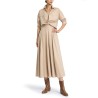 COTTON MIDI SKIRT