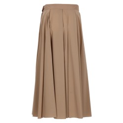 COTTON MIDI SKIRT