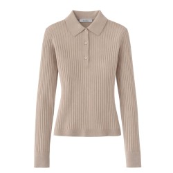 CASHMERE POLO SHIRT