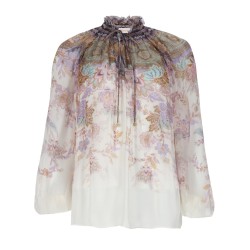BLUSA "LUNA" CON MANICHE A SBUFFO