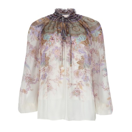 BLUSA "LUNA" CON MANICHE A SBUFFO