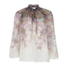 BLUSA "LUNA" CON MANICHE A SBUFFO