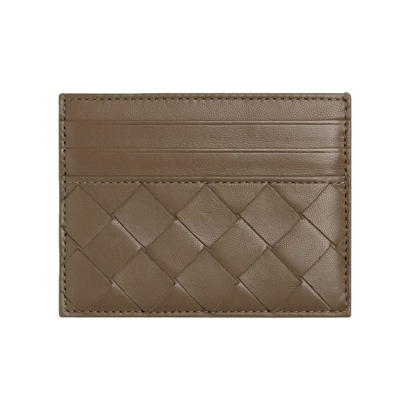 WOVEN LEATHER CARD CASE