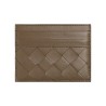 WOVEN LEATHER CARD CASE