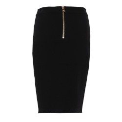 MIDI SKIRT WITH JEWEL BUTTONS