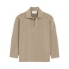 WOOL BLEND POLO SHIRT