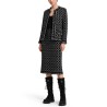 "MACROCANNAGE" MIDI SKIRT