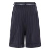 WOOL BERMUDA SHORTS WITH BELT
