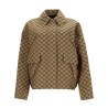 BOMBER JACKET WITH "GG" TEXTURE