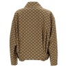 BOMBER JACKET WITH "GG" TEXTURE