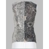 TOP FLOREALE CON PAILLETTES