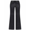 DENIM JEANS WITH HORSEBIT DETAIL