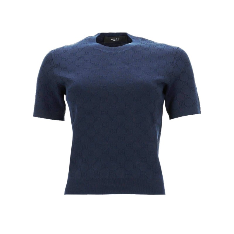 TOP IN VISCOSA JACQUARD GG