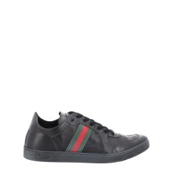 "STRETCH" LEATHER EFFECT SNEAKER