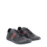 "STRETCH" LEATHER EFFECT SNEAKER