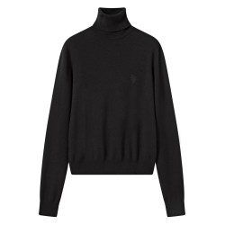 WOOL TURTLENECK WITH EMBROIDERY