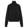 WOOL TURTLENECK WITH EMBROIDERY