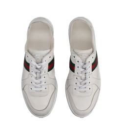 "STRETCH" LEATHER EFFECT SNEAKER