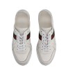 "STRETCH" LEATHER EFFECT SNEAKER