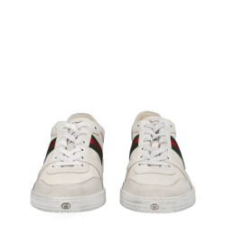 "STRETCH" LEATHER EFFECT SNEAKER