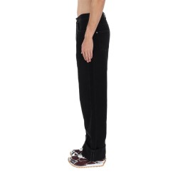 JEANS WITH FOLDED HEM