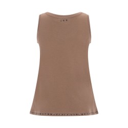 SLEEVELESS COTTON TOP