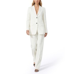 LINEN PINSTRIPE BLAZER