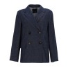 DOUBLE-BREASTED COTTON BLAZER