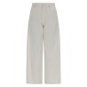 PANTALONE CINQUE TASCHE IN COTONE E LINO